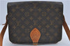 Authentic Louis Vuitton Monogram Cartouchiere GM M51252 Shoulder Cross Bag J2654