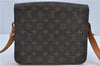 Authentic Louis Vuitton Monogram Cartouchiere GM M51252 Shoulder Cross Bag J2654