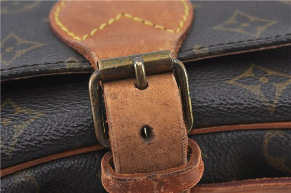 Authentic Louis Vuitton Monogram Cartouchiere GM M51252 Shoulder Cross Bag J2654