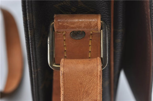Authentic Louis Vuitton Monogram Cartouchiere GM M51252 Shoulder Cross Bag J2654