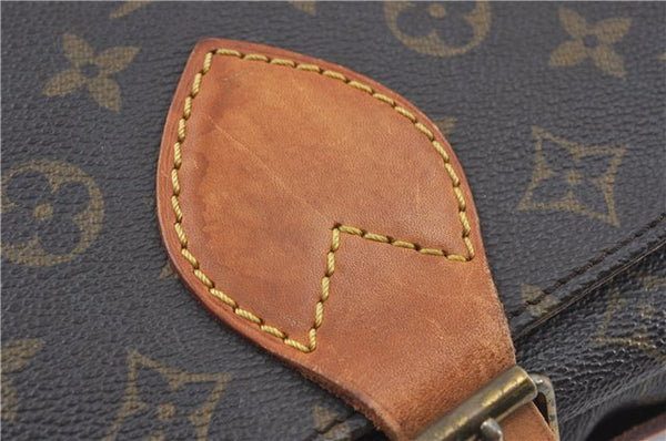 Authentic Louis Vuitton Monogram Cartouchiere GM M51252 Shoulder Cross Bag J2654