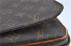 Authentic Louis Vuitton Monogram Cartouchiere GM M51252 Shoulder Cross Bag J2654