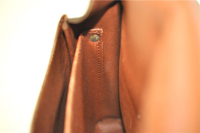 Authentic Louis Vuitton Monogram Cartouchiere GM M51252 Shoulder Cross Bag J2654