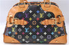 Authentic Louis Vuitton Monogram Multicolor Claudia Hand Bag M40194 Black  J2660