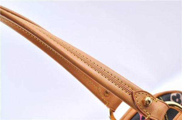 Authentic Louis Vuitton Monogram Multicolor Claudia Hand Bag M40194 Black  J2660