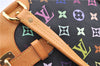 Authentic Louis Vuitton Monogram Multicolor Claudia Hand Bag M40194 Black  J2660
