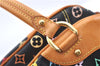 Authentic Louis Vuitton Monogram Multicolor Claudia Hand Bag M40194 Black  J2660