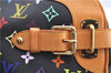Authentic Louis Vuitton Monogram Multicolor Claudia Hand Bag M40194 Black  J2660