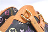 Authentic Louis Vuitton Monogram Multicolor Claudia Hand Bag M40194 Black  J2660