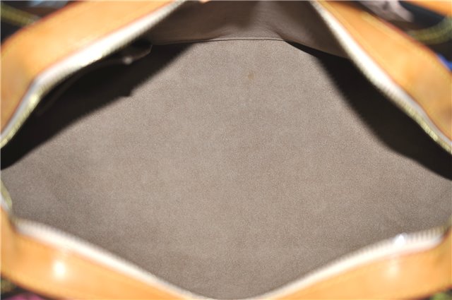 Authentic Louis Vuitton Monogram Multicolor Claudia Hand Bag M40194 Black  J2660