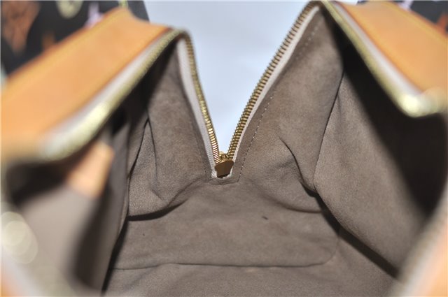 Authentic Louis Vuitton Monogram Multicolor Claudia Hand Bag M40194 Black  J2660