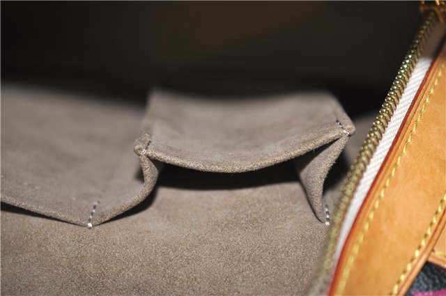 Authentic Louis Vuitton Monogram Multicolor Claudia Hand Bag M40194 Black  J2660