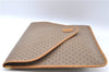 Authentic GUCCI Micro GG PVC Leather Documents Case Purse Brown J2662