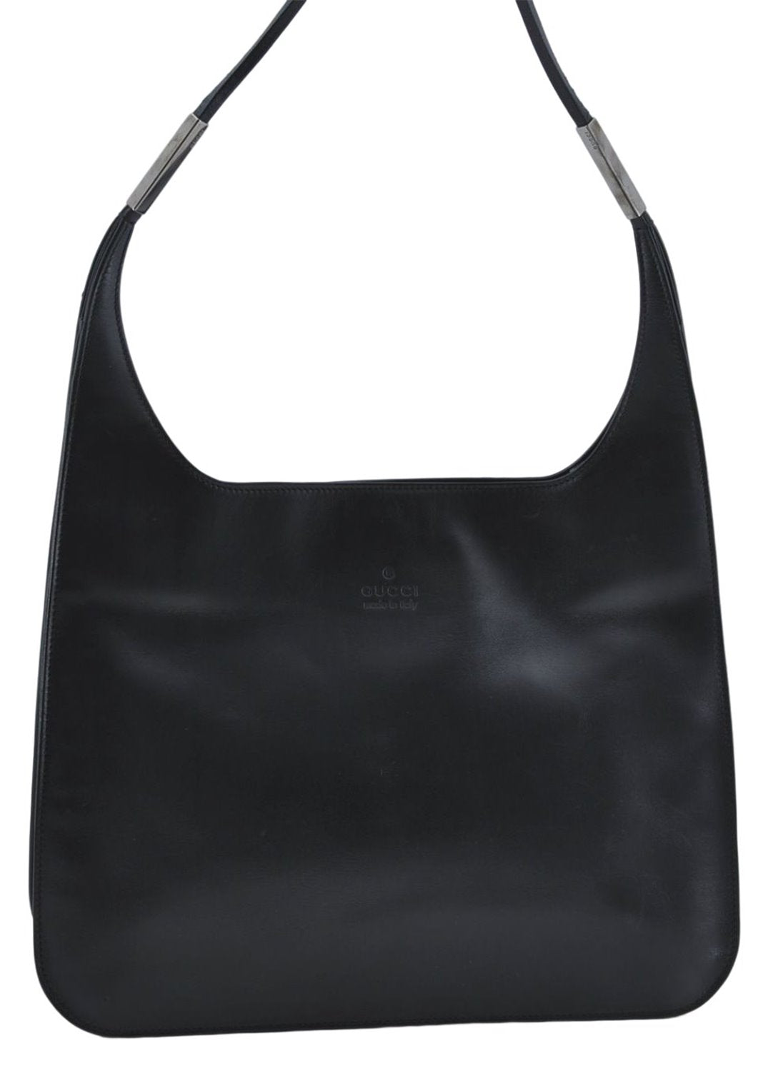 Authentic GUCCI Shoulder Hand Bag Purse Leather 0013167 Black J2664