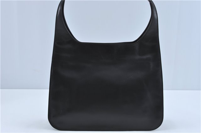 Authentic GUCCI Shoulder Hand Bag Purse Leather 0013167 Black J2664