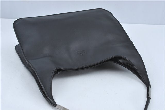 Authentic GUCCI Shoulder Hand Bag Purse Leather 0013167 Black J2664