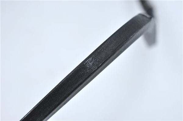 Authentic GUCCI Shoulder Hand Bag Purse Leather 0013167 Black J2664