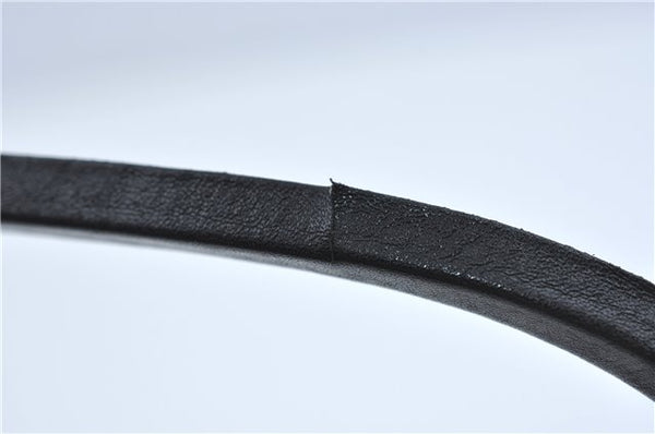 Authentic GUCCI Shoulder Hand Bag Purse Leather 0013167 Black J2664