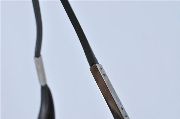 Authentic GUCCI Shoulder Hand Bag Purse Leather 0013167 Black J2664