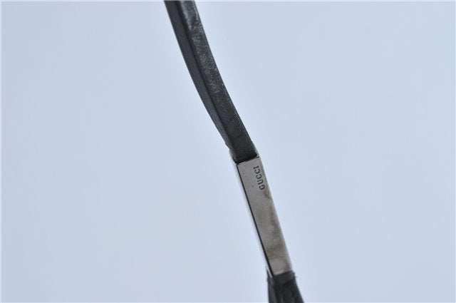 Authentic GUCCI Shoulder Hand Bag Purse Leather 0013167 Black J2664