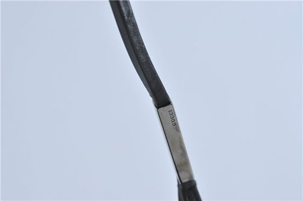 Authentic GUCCI Shoulder Hand Bag Purse Leather 0013167 Black J2664