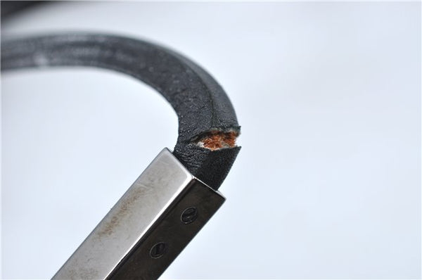 Authentic GUCCI Shoulder Hand Bag Purse Leather 0013167 Black J2664