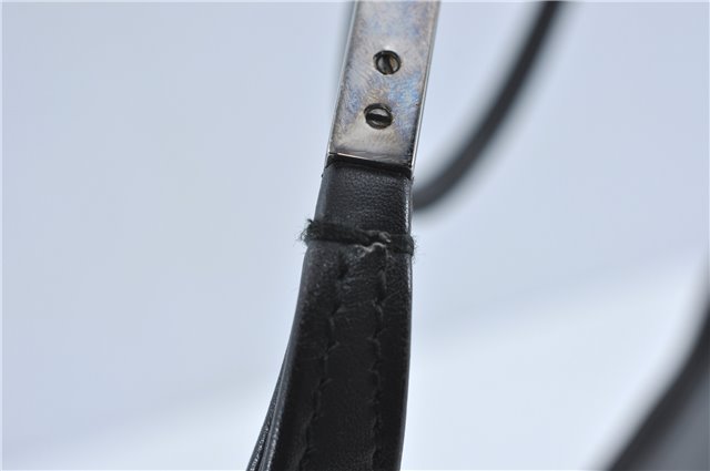 Authentic GUCCI Shoulder Hand Bag Purse Leather 0013167 Black J2664