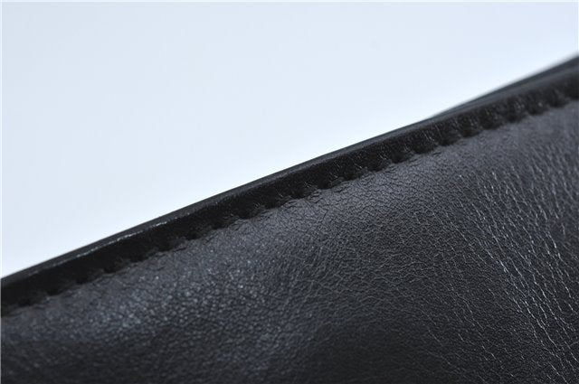 Authentic GUCCI Shoulder Hand Bag Purse Leather 0013167 Black J2664