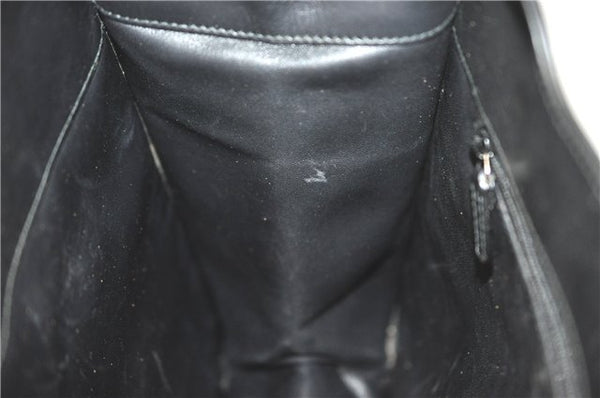 Authentic GUCCI Shoulder Hand Bag Purse Leather 0013167 Black J2664