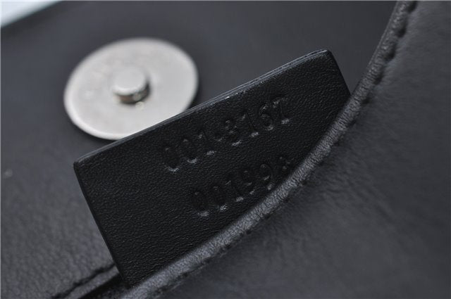 Authentic GUCCI Shoulder Hand Bag Purse Leather 0013167 Black J2664