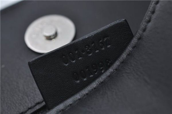 Authentic GUCCI Shoulder Hand Bag Purse Leather 0013167 Black J2664