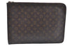 Authentic Louis Vuitton Monogram Poche Documents Document Case M53400 LV J2666