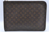 Authentic Louis Vuitton Monogram Poche Documents Document Case M53400 LV J2666