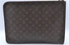 Authentic Louis Vuitton Monogram Poche Documents Document Case M53400 LV J2666
