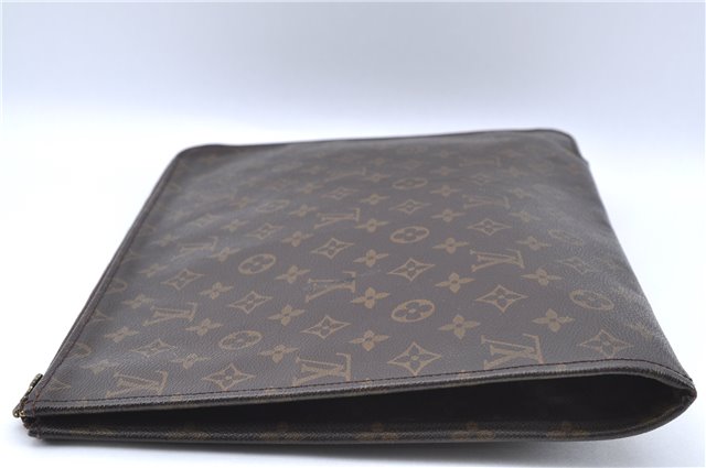 Authentic Louis Vuitton Monogram Poche Documents Document Case M53400 LV J2666