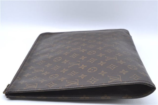 Authentic Louis Vuitton Monogram Poche Documents Document Case M53400 LV J2666