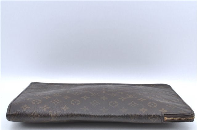 Authentic Louis Vuitton Monogram Poche Documents Document Case M53400 LV J2666