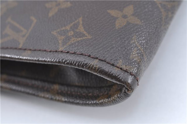 Authentic Louis Vuitton Monogram Poche Documents Document Case M53400 LV J2666
