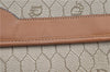 Auth Christian Dior Honeycomb Shoulder Cross Bag Chain PVC Leather Beige J2688