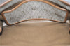 Auth Christian Dior Honeycomb Shoulder Cross Bag Chain PVC Leather Beige J2688