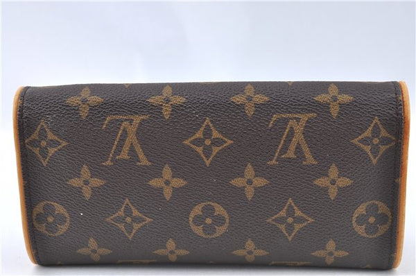 Authentic Louis Vuitton Monogram Pochette Twin PM Shoulder Bag M51854 LV J2691