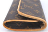 Authentic Louis Vuitton Monogram Pochette Twin PM Shoulder Bag M51854 LV J2691