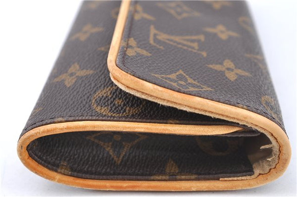 Authentic Louis Vuitton Monogram Pochette Twin PM Shoulder Bag M51854 LV J2691