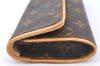 Authentic Louis Vuitton Monogram Pochette Twin PM Shoulder Bag M51854 LV J2691