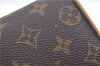Authentic Louis Vuitton Monogram Pochette Twin PM Shoulder Bag M51854 LV J2691