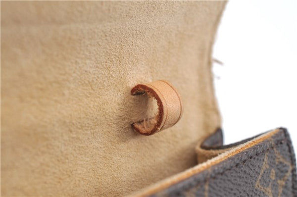 Authentic Louis Vuitton Monogram Pochette Twin PM Shoulder Bag M51854 LV J2691