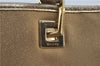 Authentic GUCCI Shoulder Tote Bag Canvas Leather 0021099 Gold J2695