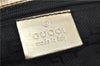 Authentic GUCCI Shoulder Tote Bag Canvas Leather 0021099 Gold J2695