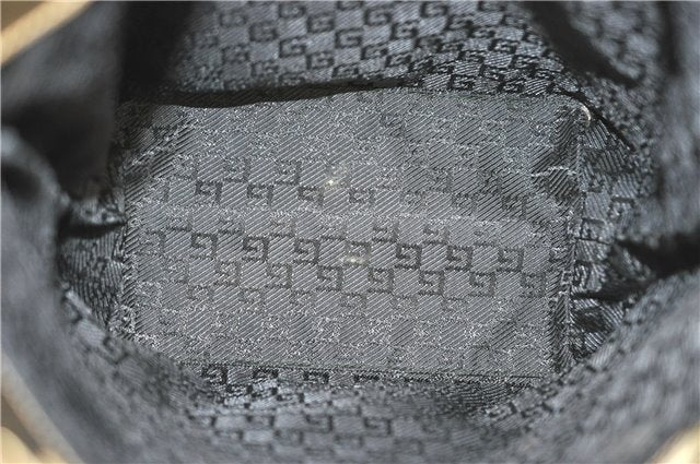 Authentic GUCCI Shoulder Tote Bag Canvas Leather 0021099 Gold J2695