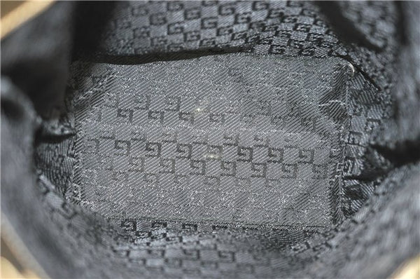 Authentic GUCCI Shoulder Tote Bag Canvas Leather 0021099 Gold J2695